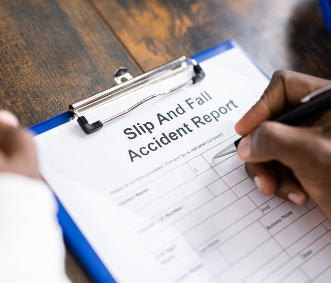 Slip And Fall Accident Report