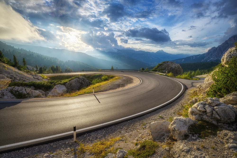 semi truck accident at a Colorado mountain pass