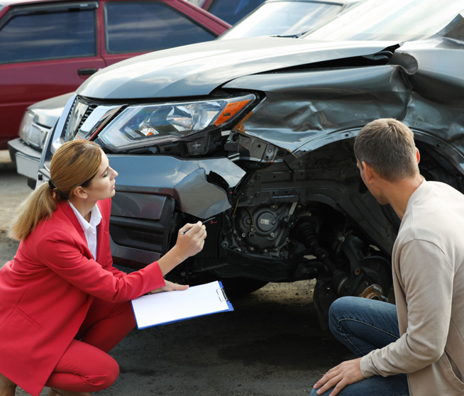 broken car